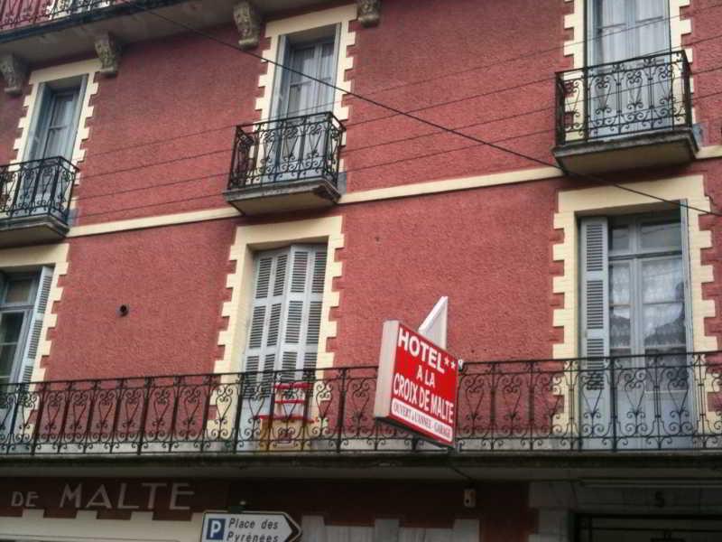 Hotel A La Croix De Malte Lurdy Exteriér fotografie